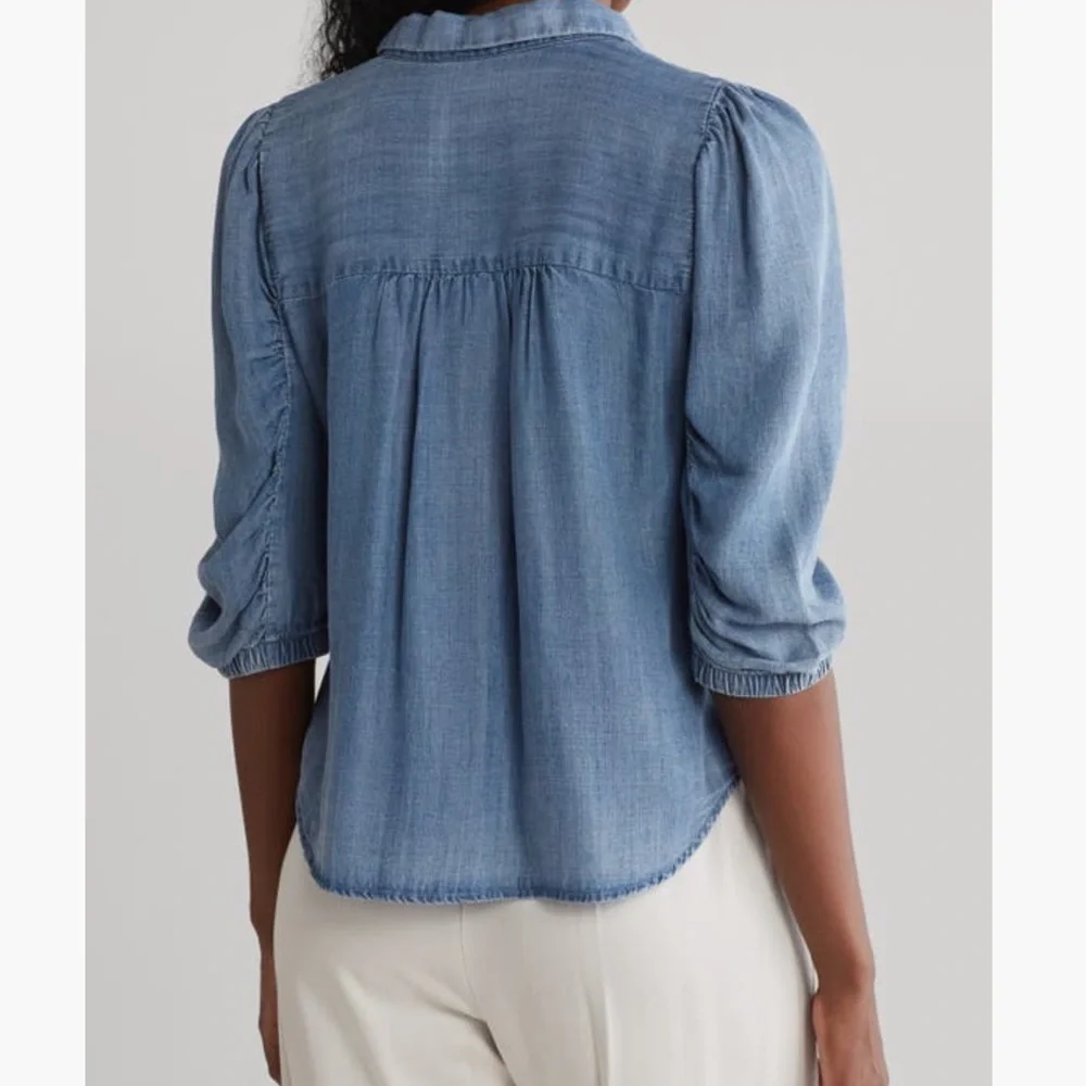 SPLENDID NWT TOULOUSE PUFF SLEEVE SHIRT SIZE SMALL - Picture 2 of 3